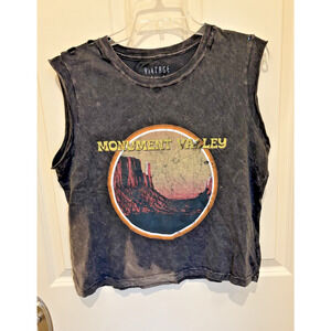 Vintage Canvas Women's Oversized Cropped Tee Size Small NWT